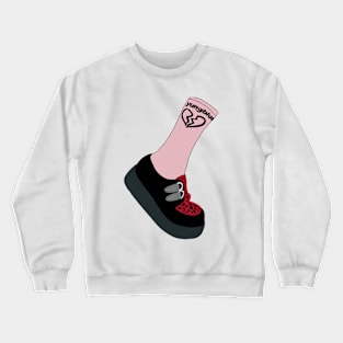 Pink Socks & Creepers Crewneck Sweatshirt